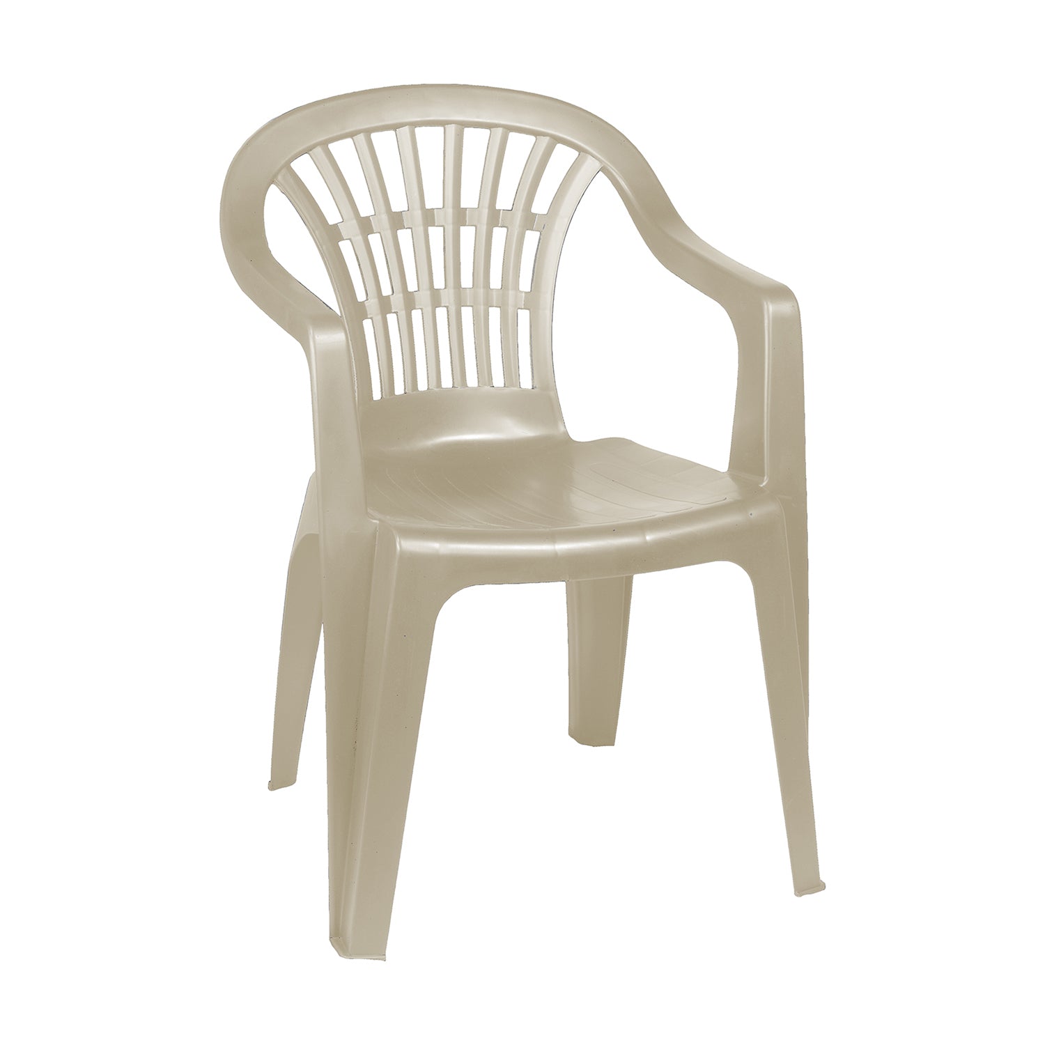 PROGARDEN - Sedia da giardino Lyra Tortora Linea Classic - h80x56x54 cm